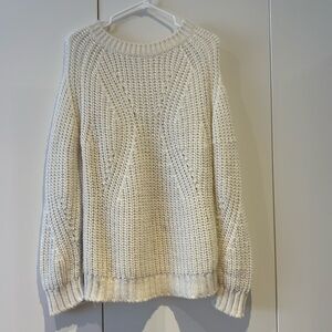 GUC Anine Bing Cozy White Sweater - XS (oversized)